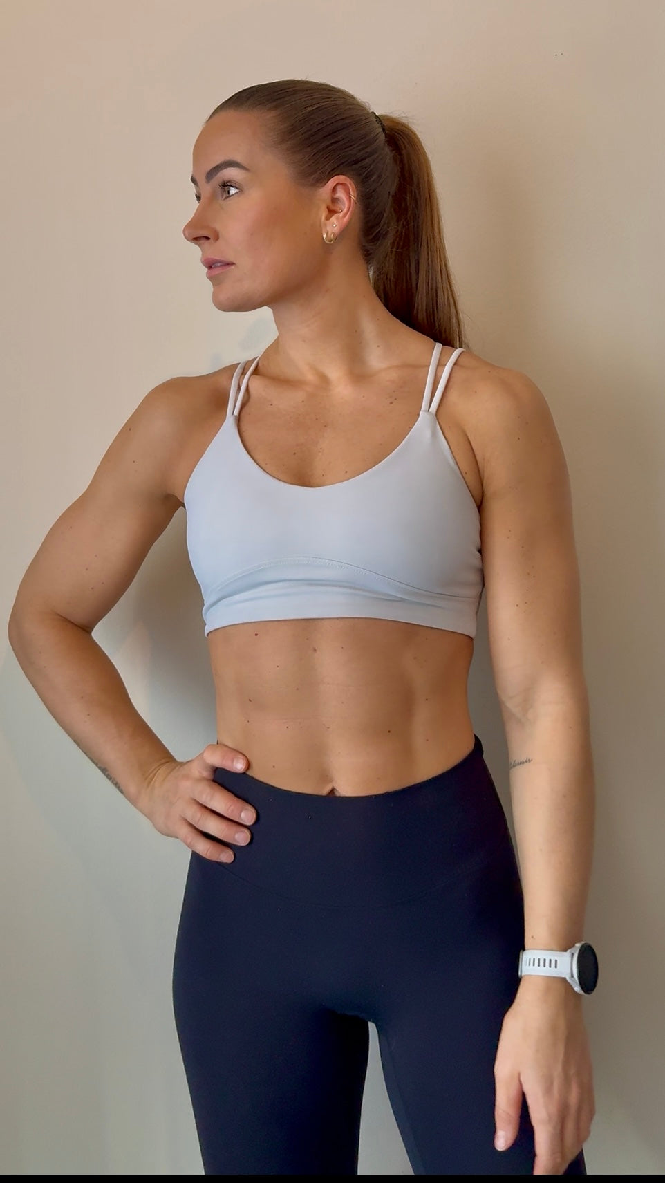 Performance Sports Bra (White)