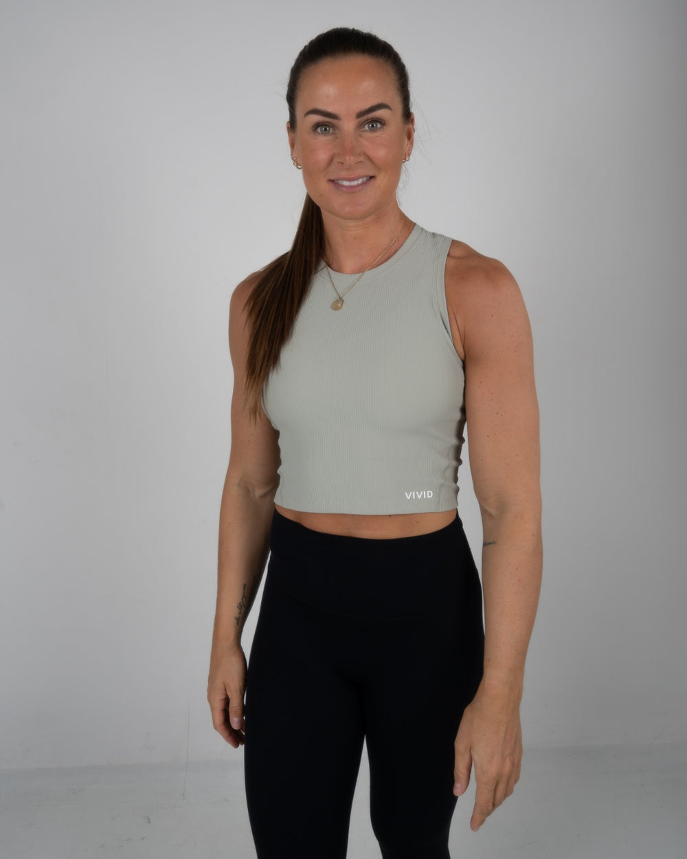 Elevate Ribbed Top (Light Green - lmt edt)