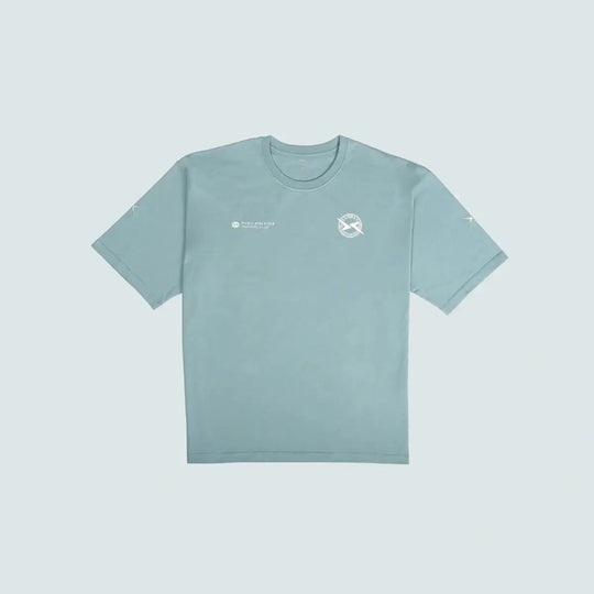 Men´s Oversize T-Shirt Lifestyle (Aqua) Picsil