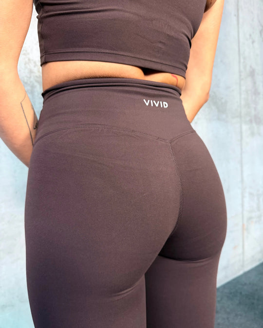 Motion Leggings (Mocha Brown) Vivid Performance