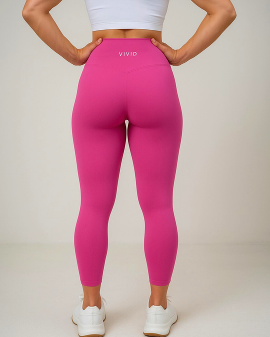 Fluid Womens Leggings (Pink)