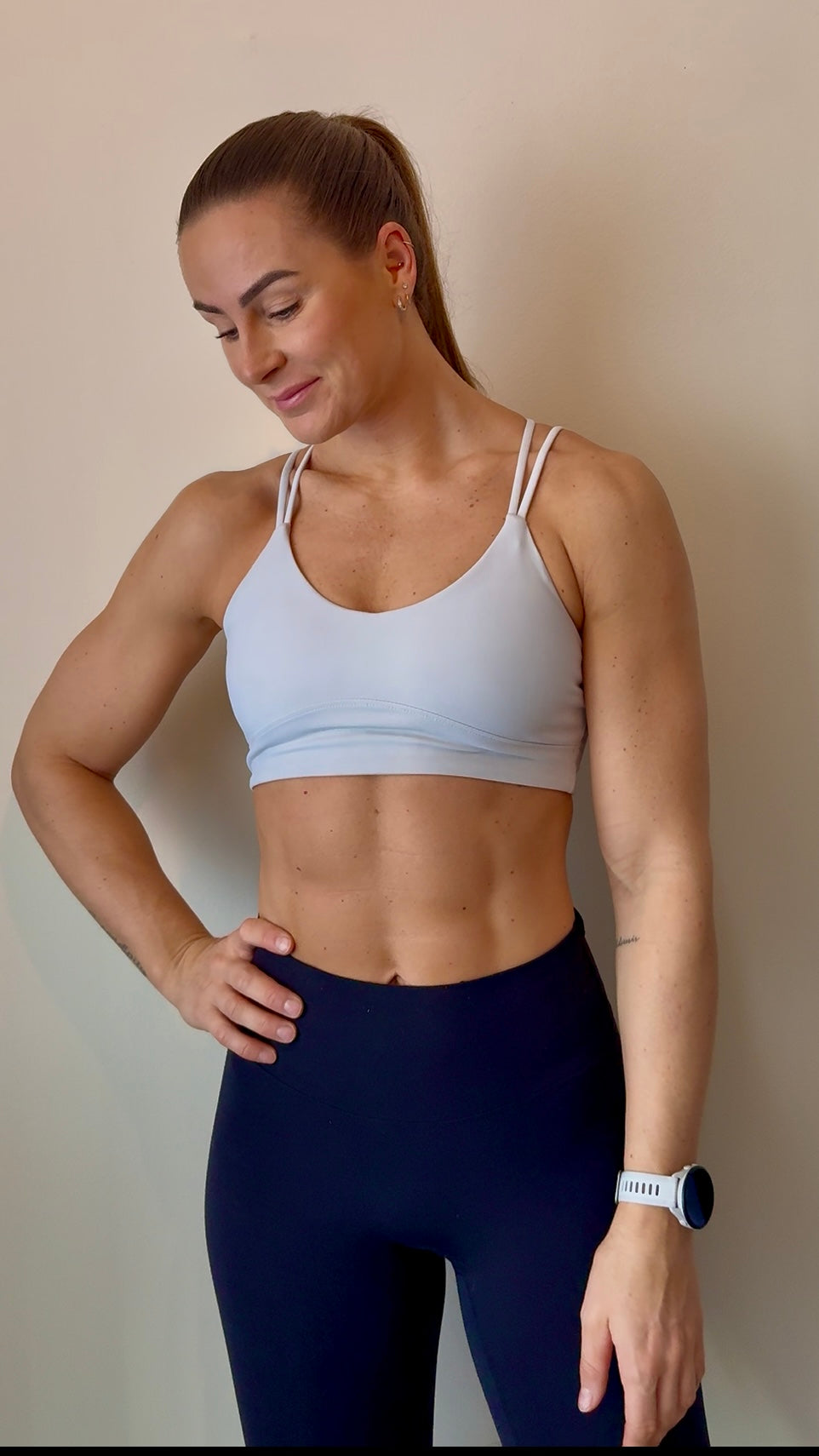 Performance Sports Bra (White)