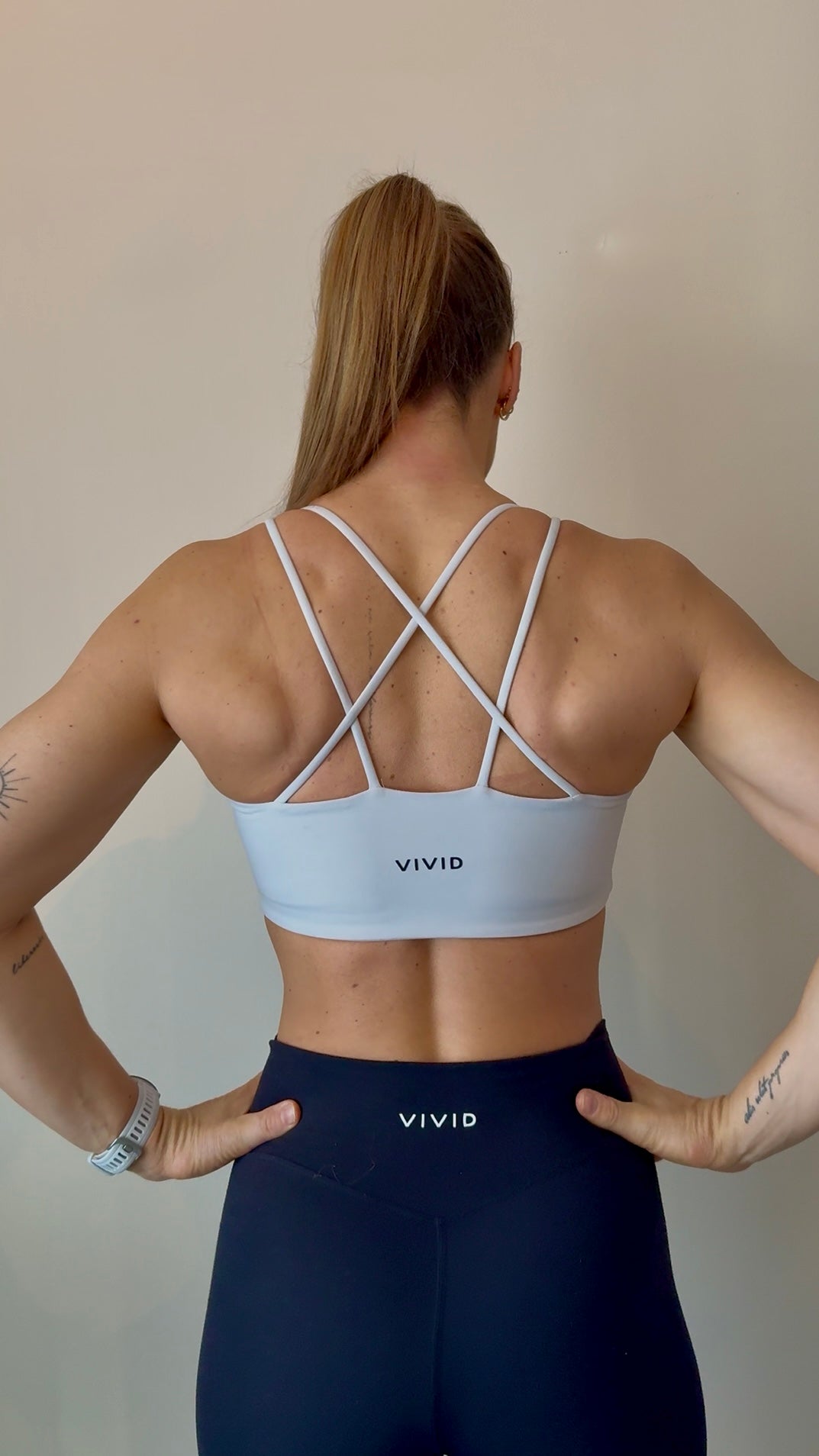 Performance Sports Bra (White)
