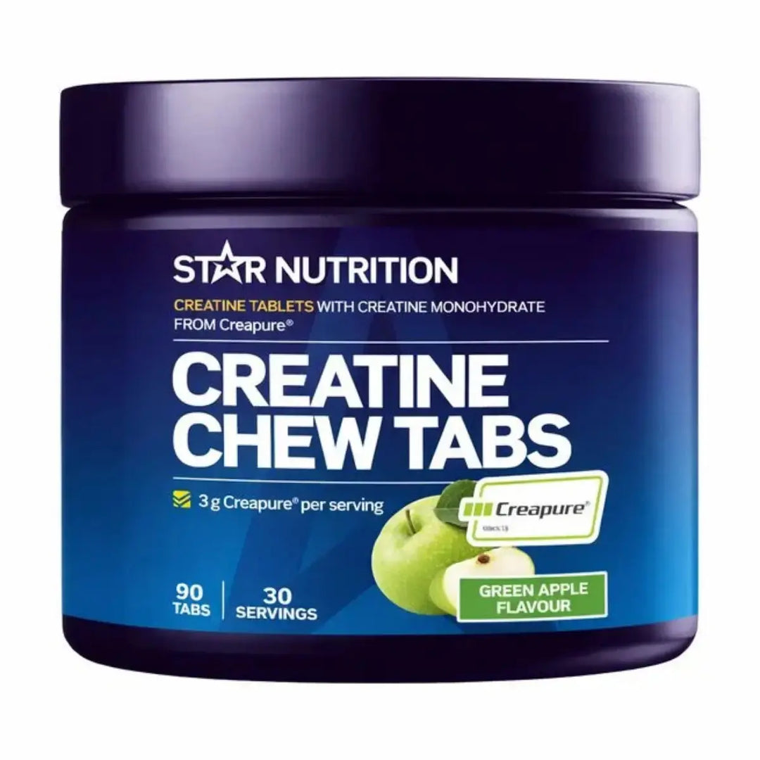 Creatine Chew Tabs, 90 tabs - Green Apple Star Nutrition