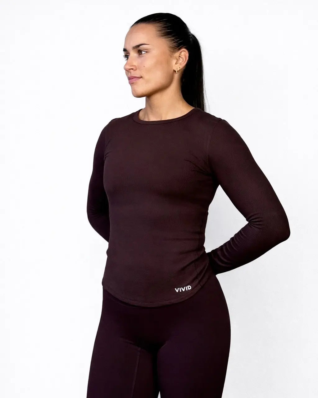 Everyday Long Sleeve (Brown) Vivid Performance