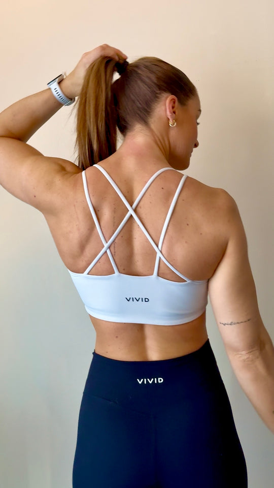 Performance Sports Bra (White)