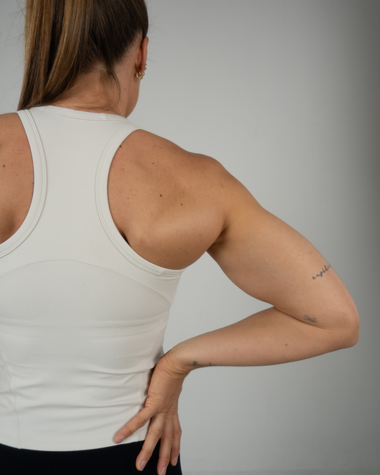 Fluid 2-in-1 Long Top (White)