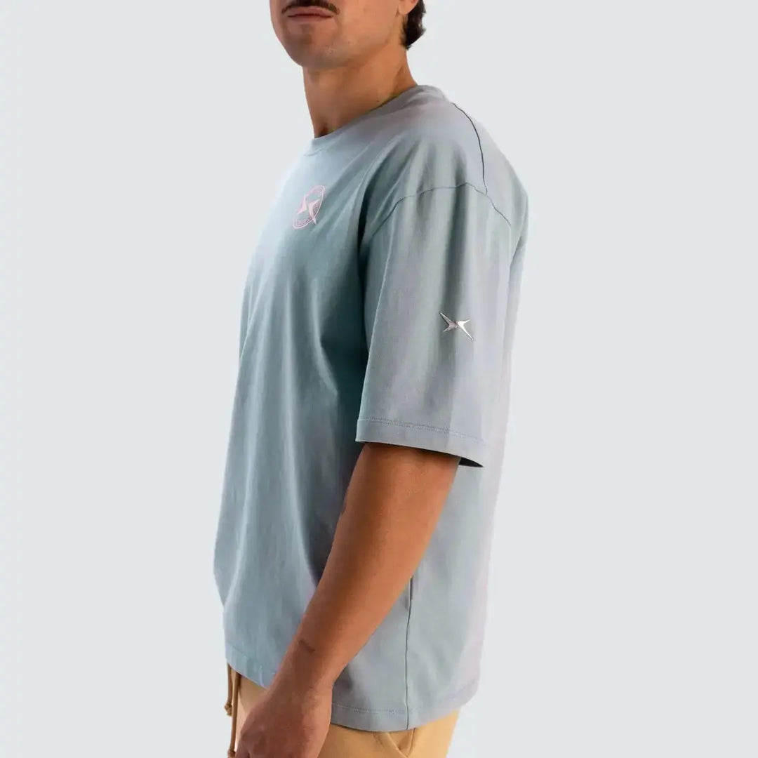 Men´s Oversize T-Shirt Lifestyle (Aqua) Picsil