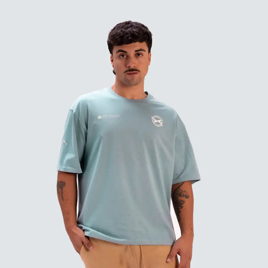 Men´s Oversize T-Shirt Lifestyle (Aqua) Picsil