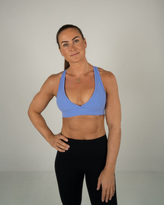 Elevate Cross Bra (Blue)