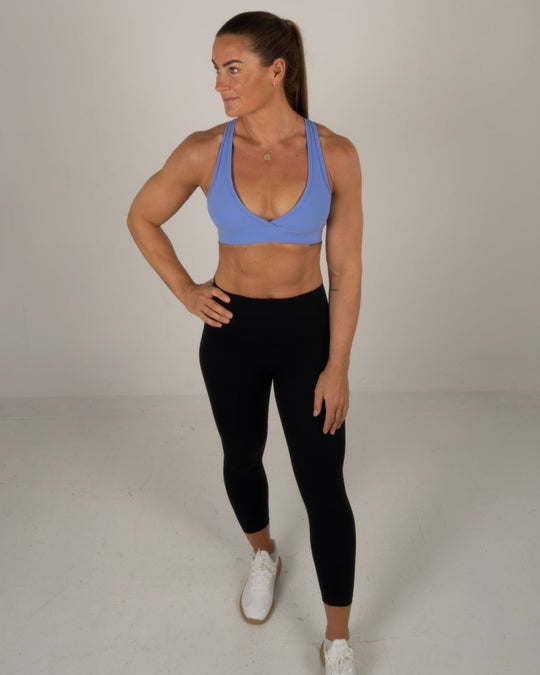 Elevate Cross Bra (Blue)