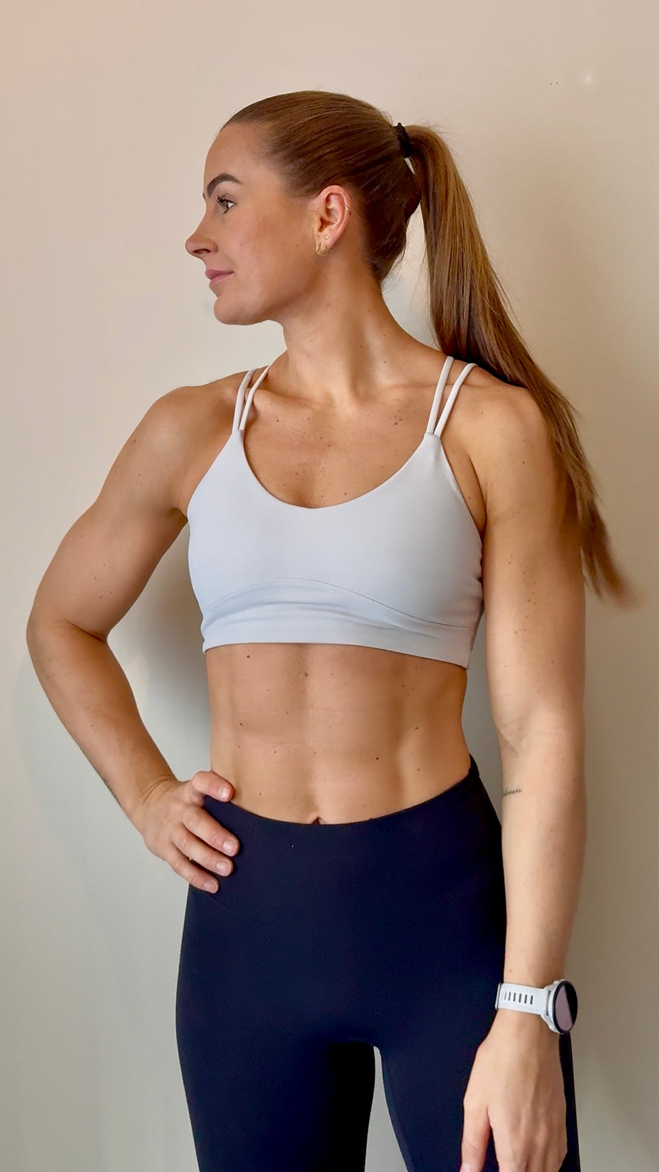 Performance Sports Bra (White)