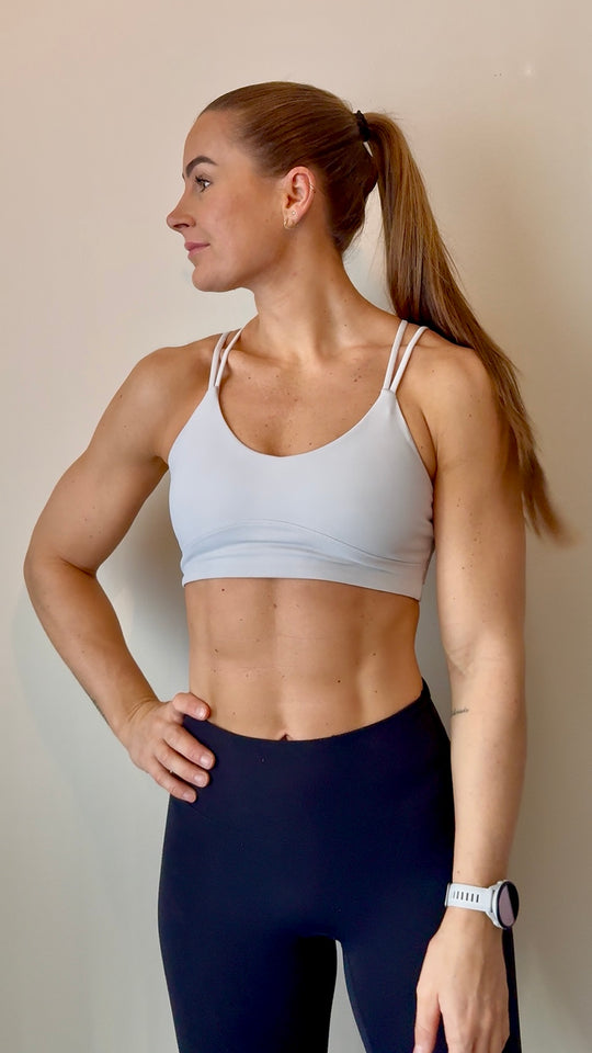 Performance Sports Bra (White)