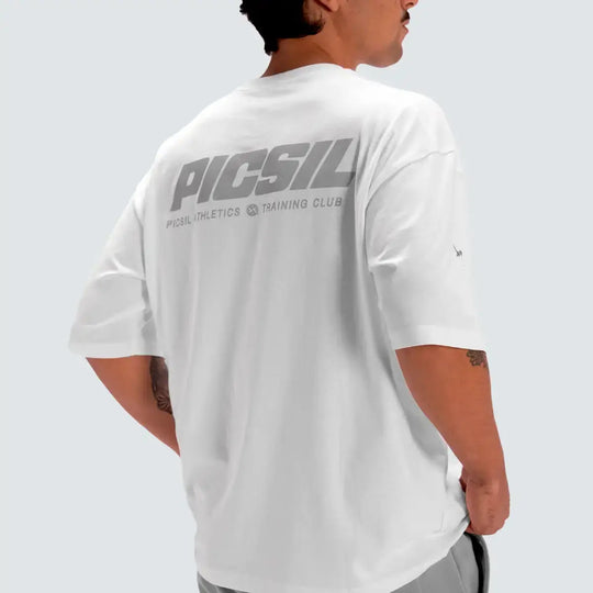 Men´s Oversize T-Shirt Lifestyle (White) Picsil