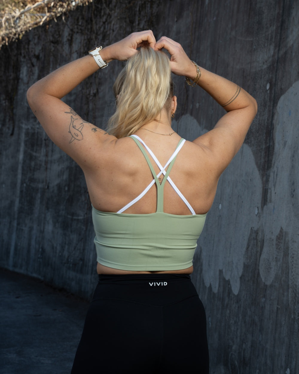 Contour 2-in-1 Top (Pastel Green)