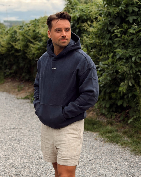 Unisex Cozy Hoodie (Navy)