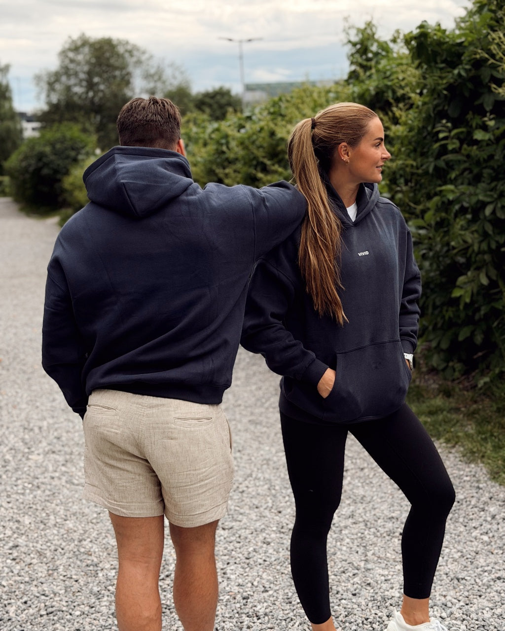 Unisex Cozy Hoodie (Navy)