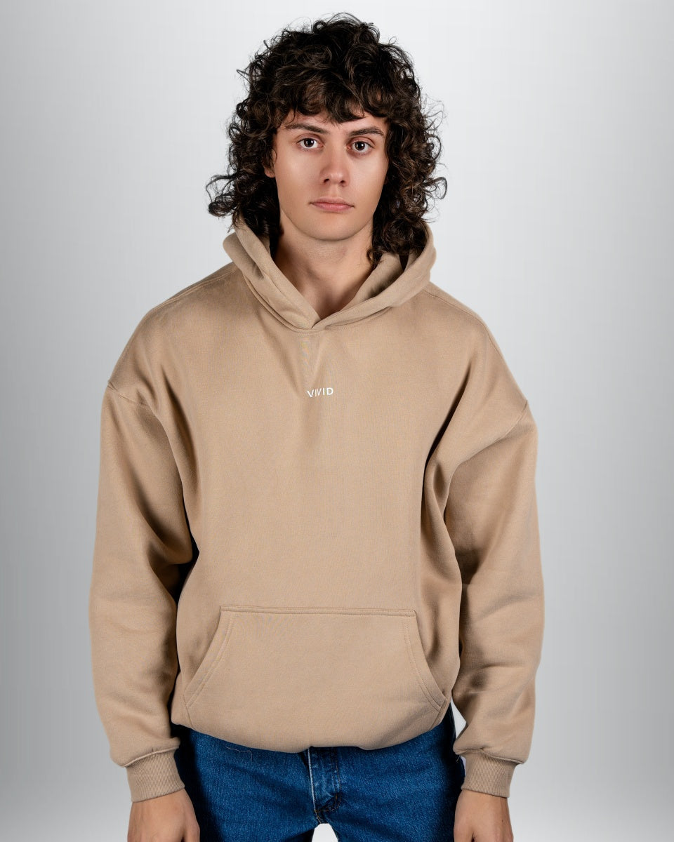 Unisex Cozy Hoodie (Sand)
