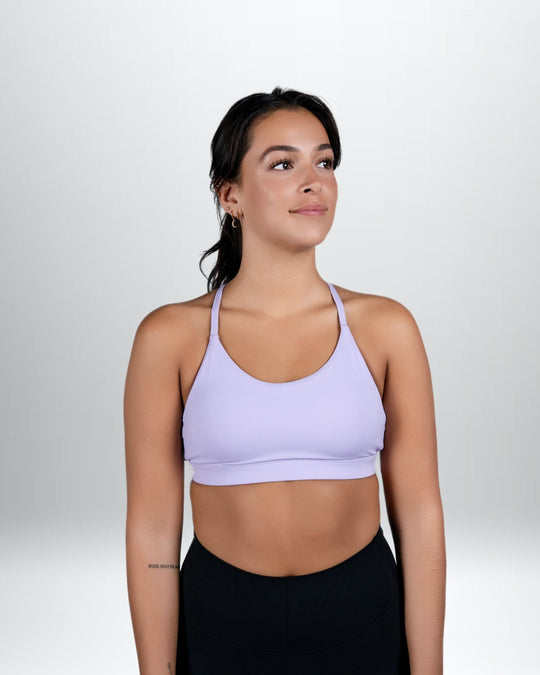 Minimalistic Sports Bra (Purple)