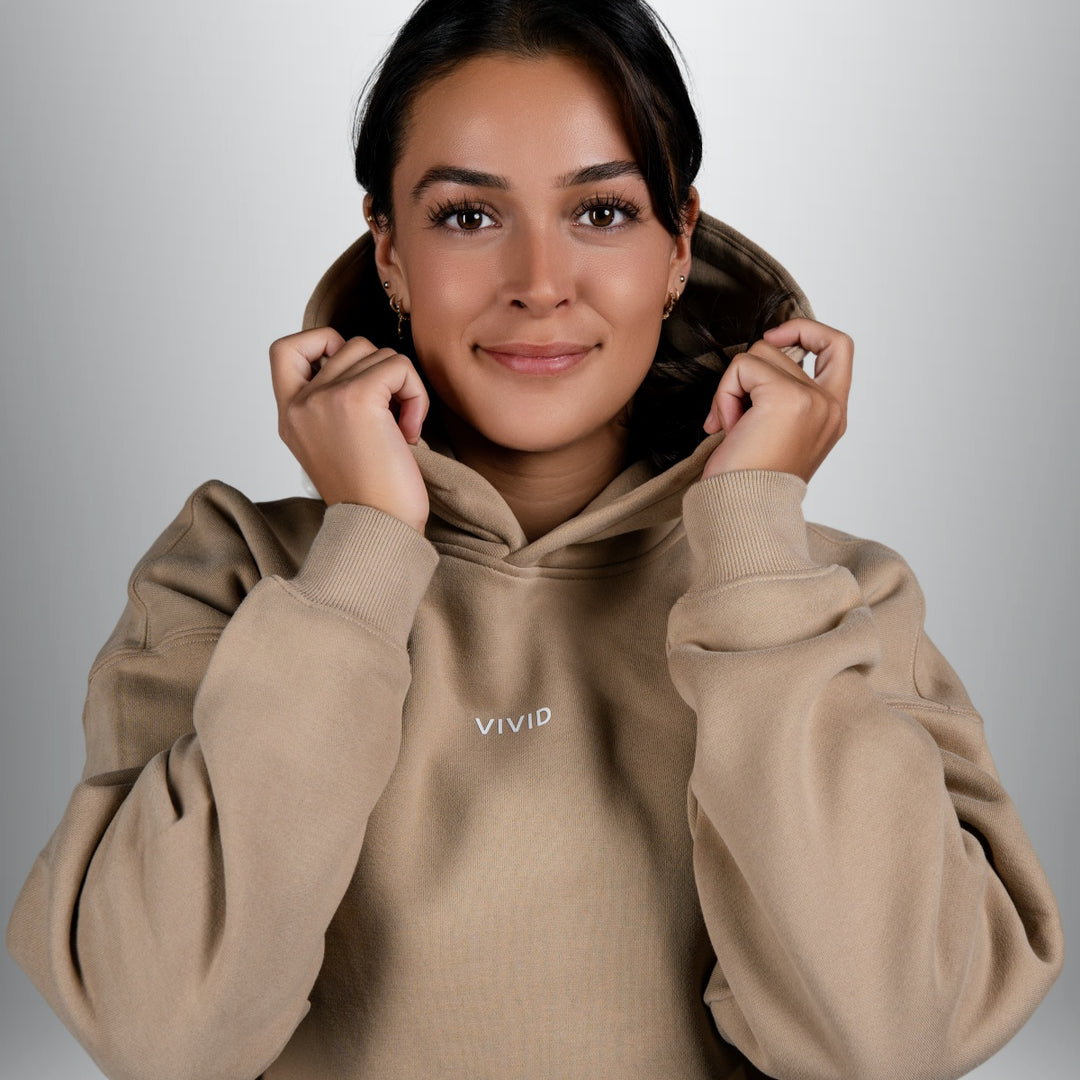 Unisex Cozy Hoodie (Sand)
