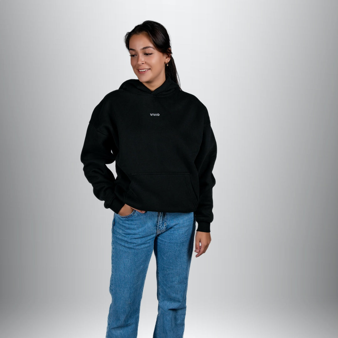 Unisex Cozy Hoodie (Black)