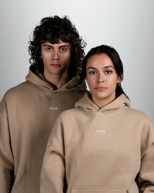 Unisex Cozy Hoodie (Sand)