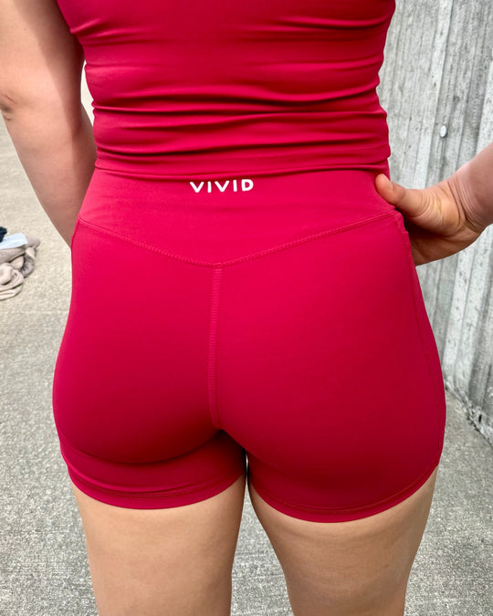 Ease Shorts (Velvet Red)