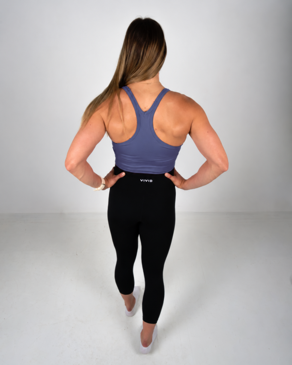 Fluid 2-in-1 Top (Washed Blue)