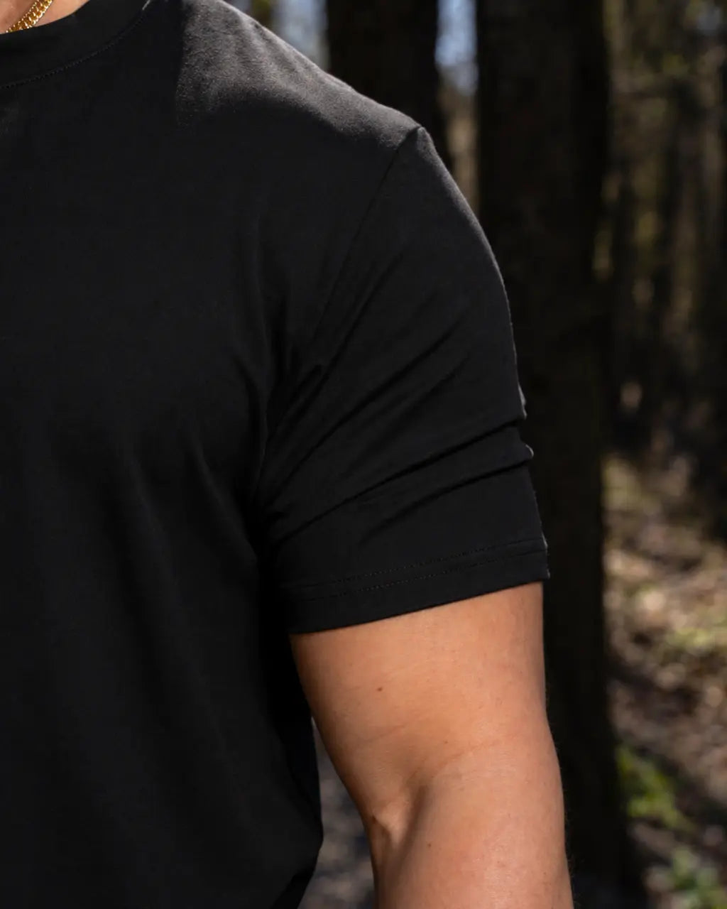 Fluid Mens Tee (Black) Vivid Performance