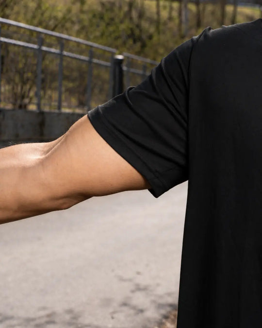 Fluid Mens Tee (Black) Vivid Performance