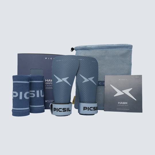Picsil Hawk Grips + Wristbands (Indigo)
