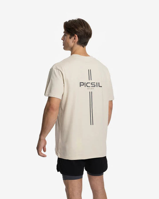 Picsil Men's Oversized T-shirt (Sandstone)