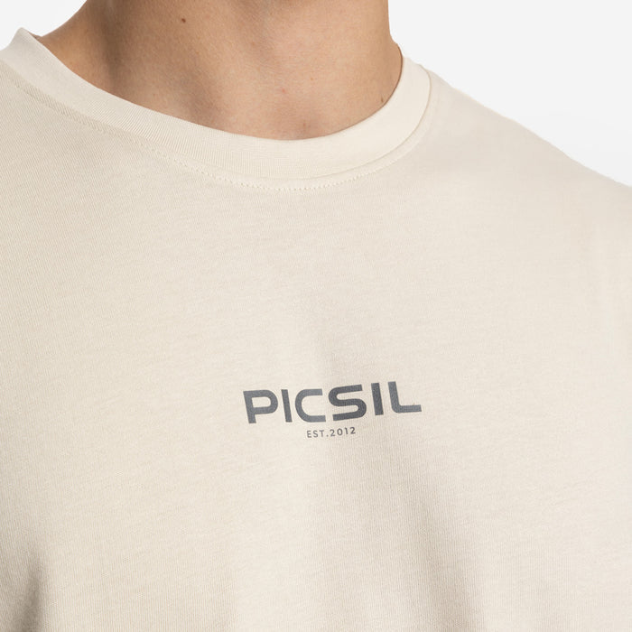 Picsil Men's Oversized T-shirt (Sandstone)