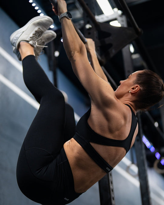 Elevate Cross Bra (Black)