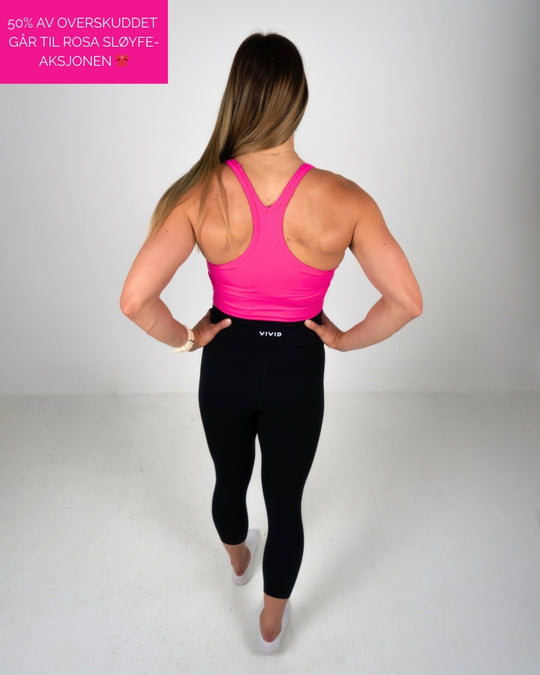 Rosa Sløyfe Fluid 2-in-1 Top (Pink)