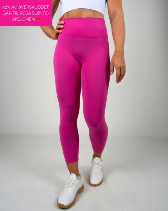 Rosa Sløyfe Fluid Womens Leggings (Pink)