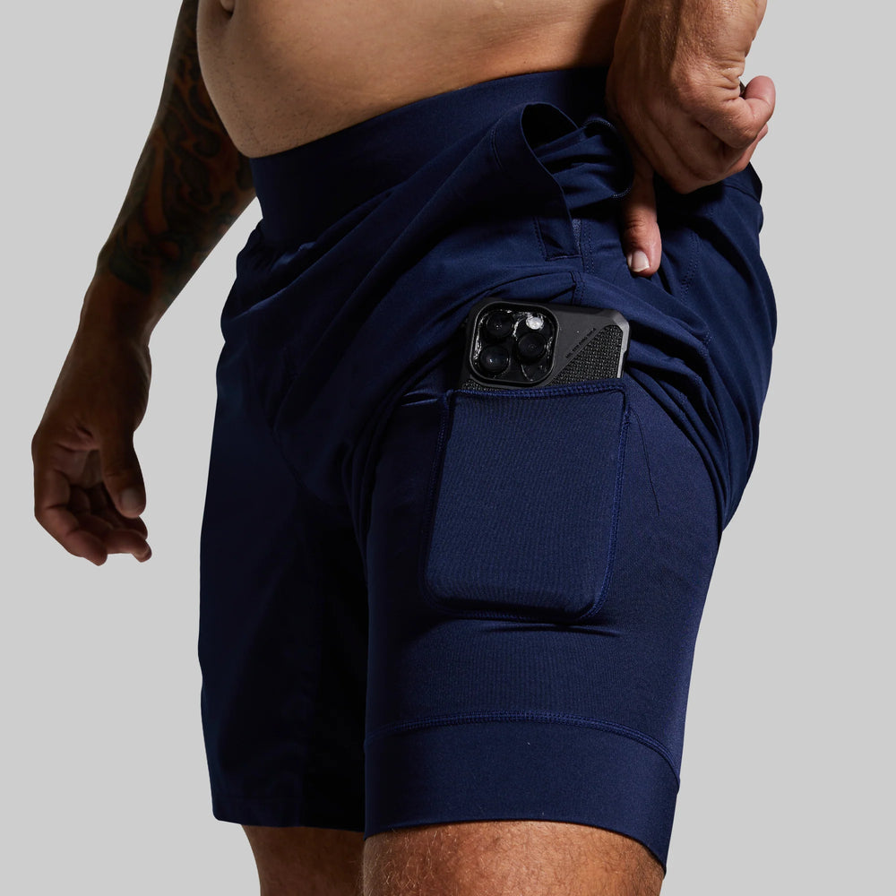 Versatile Shorts W/ Compression 7" (BP Navy)