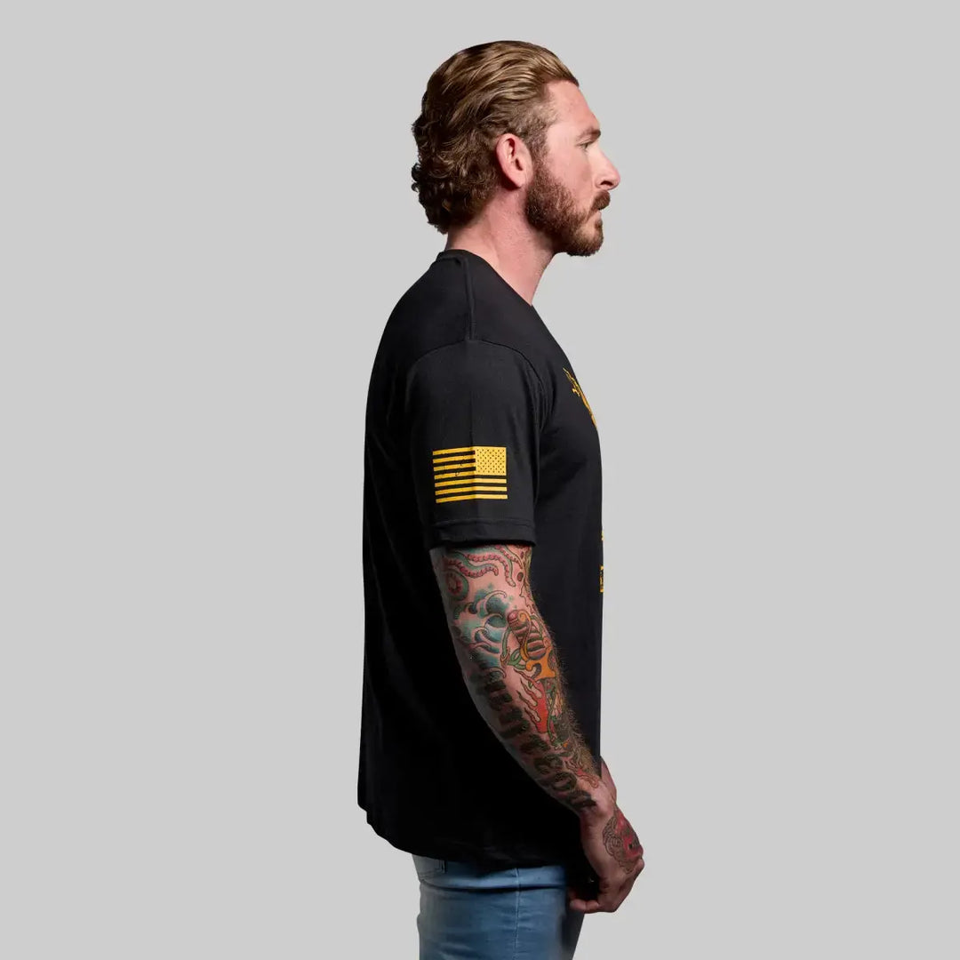 Gadsden Flag Tee (Black) Born Primitive
