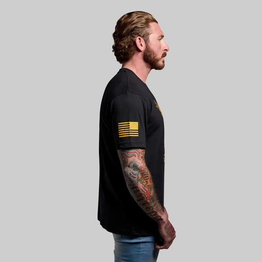 Gadsden Flag Tee (Black) Born Primitive