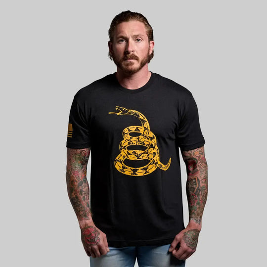 Gadsden Flag Tee (Black) Born Primitive