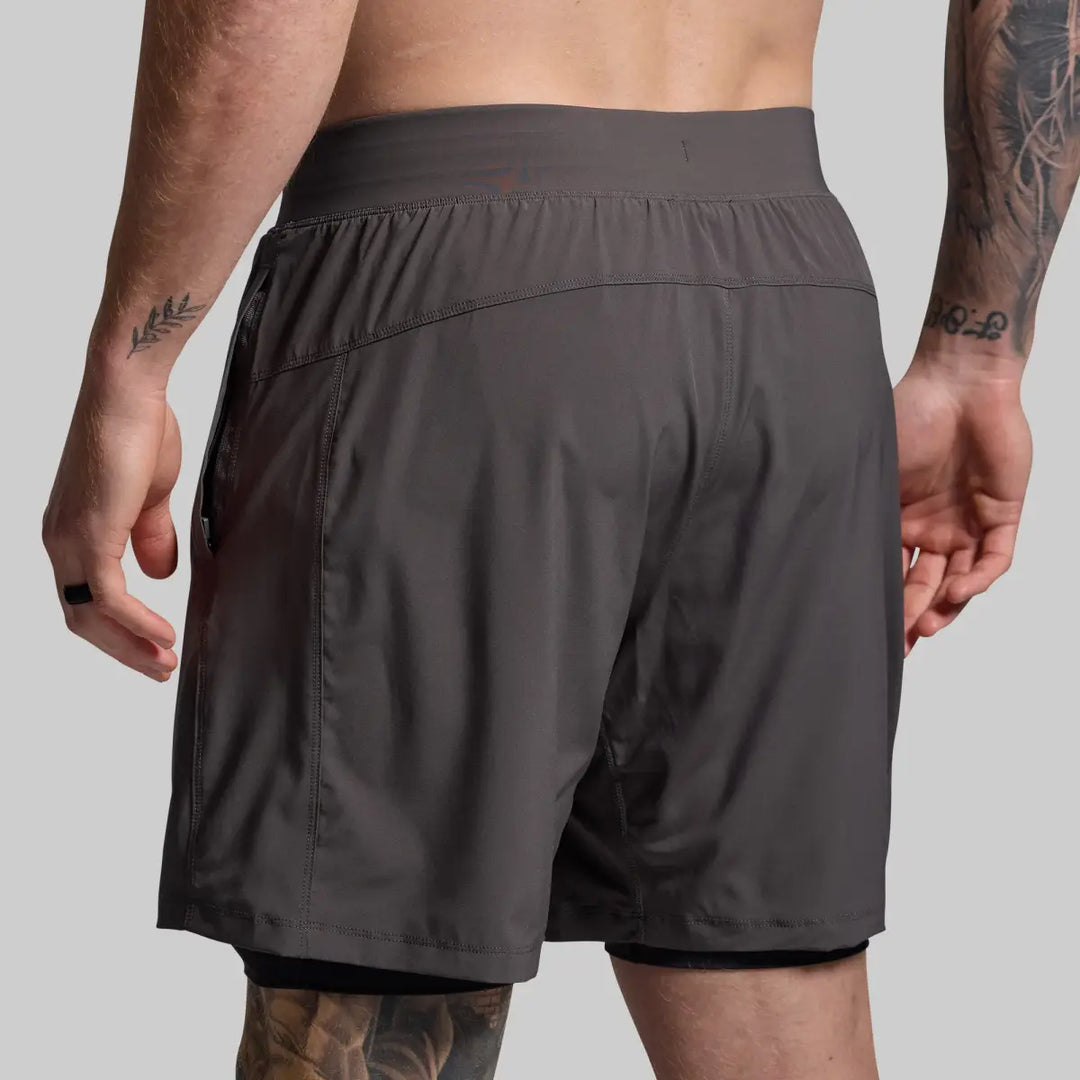 Versatile Shorts W/ Compression 7" (Gunmetal)
