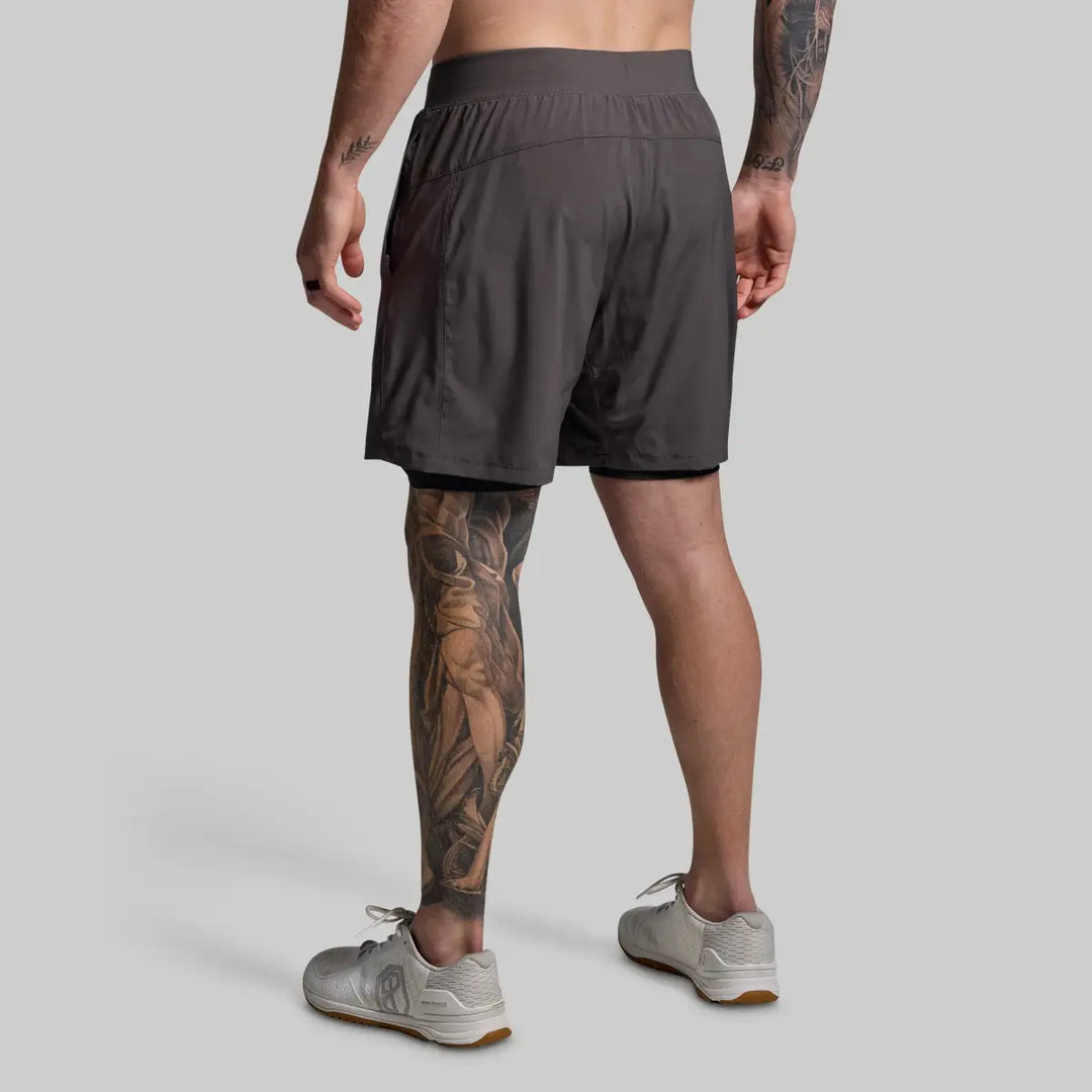 Versatile Shorts W/ Compression 7" (Gunmetal)