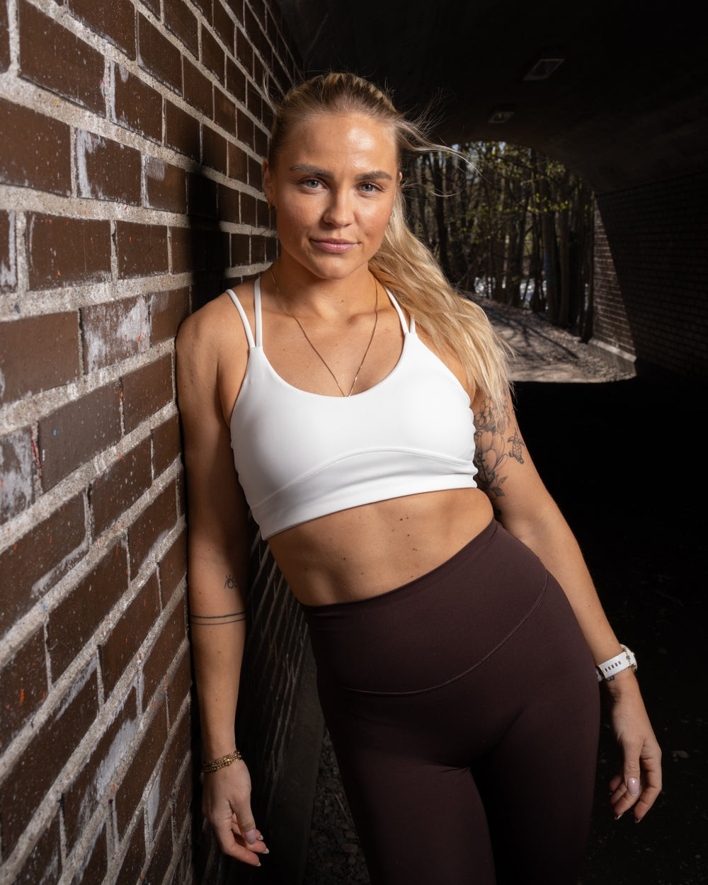Performance Sports Bra (White)