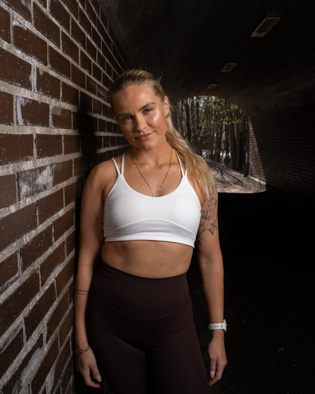 Performance Sports Bra (White)