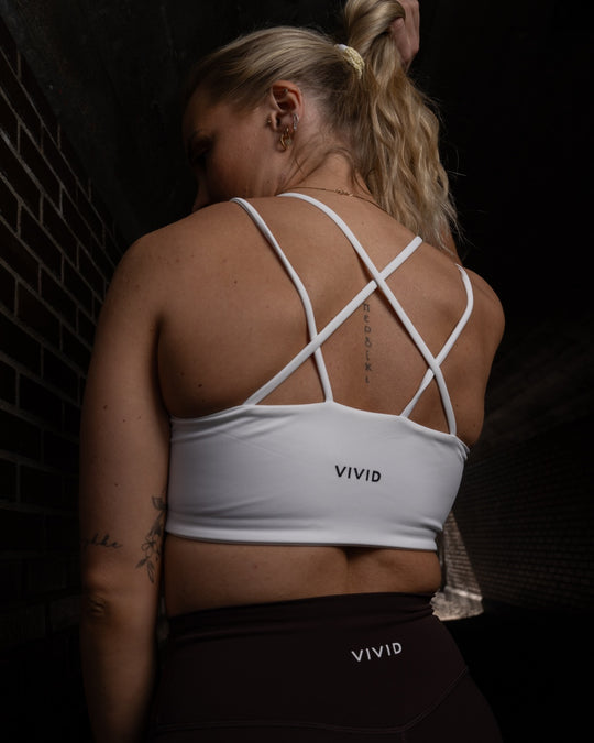 Performance Sports Bra (White)