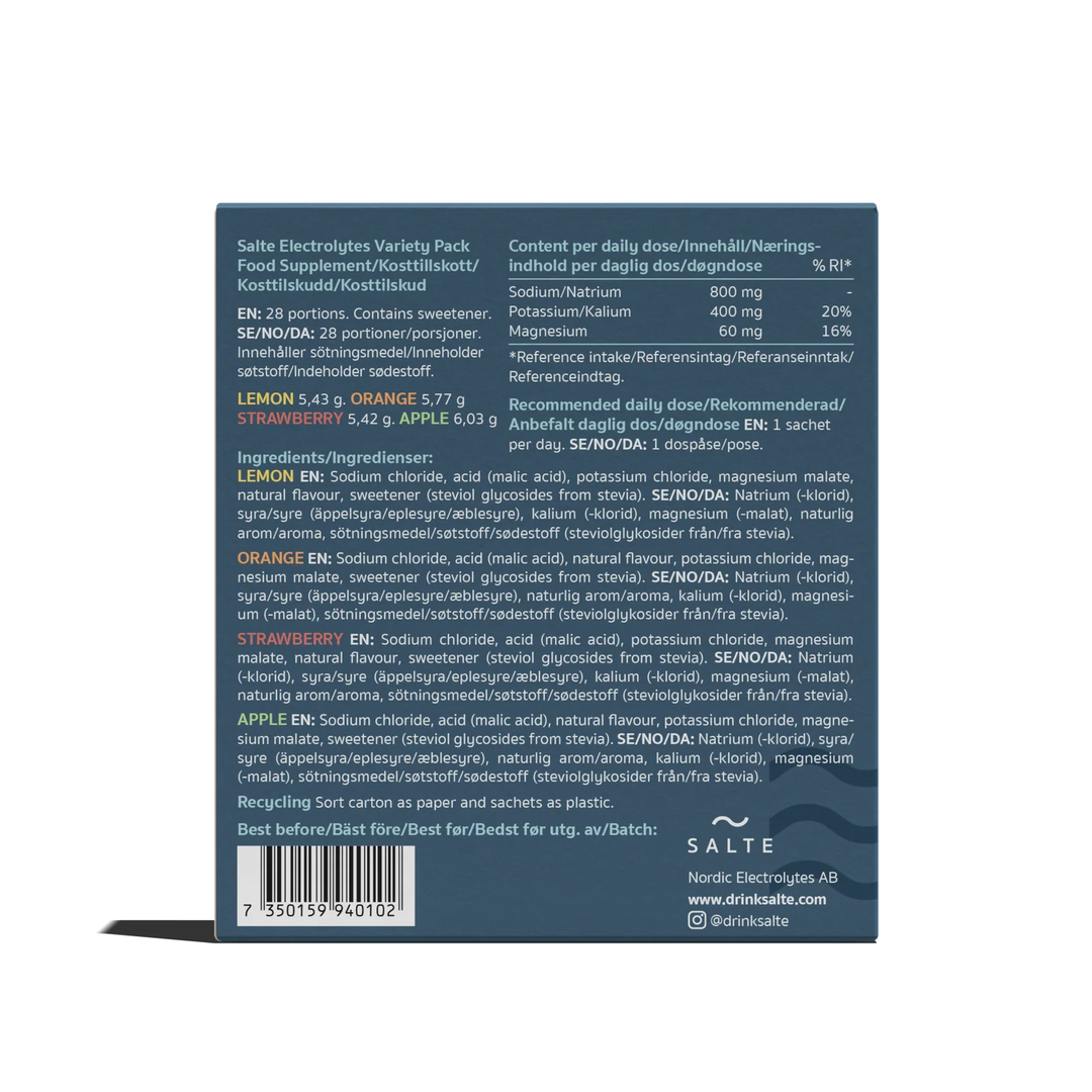 Elektrolytter - Variety Pack - 28 poser