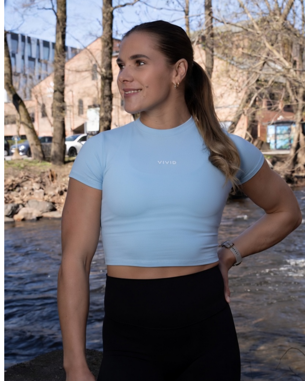 Sculpt Short Sleeve Tee Lmt Edt (Pastel Blue)