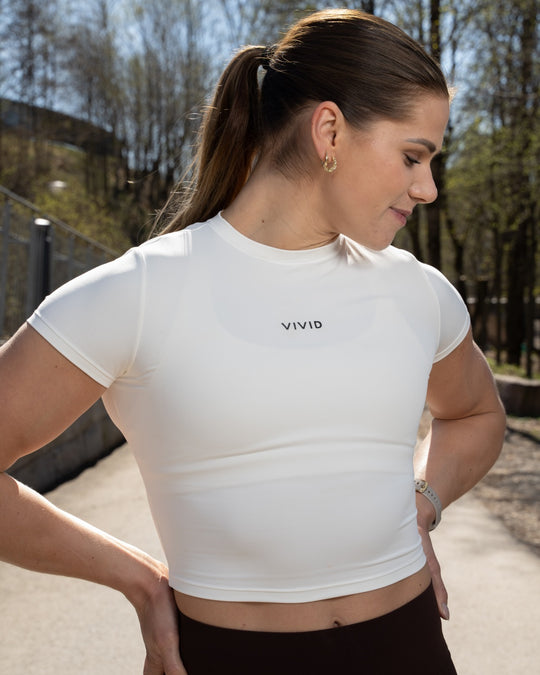 Sculpt Short Sleeve Tee Lmt Edt (White)