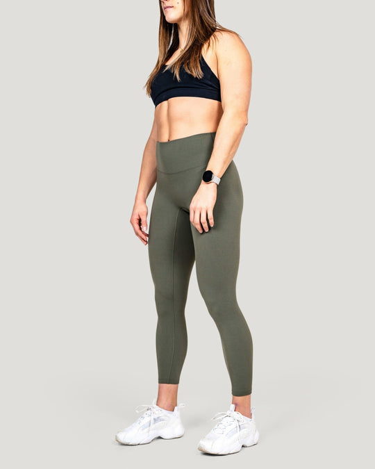 Fluid Womens Leggings (Green) - Vivid Treningstights